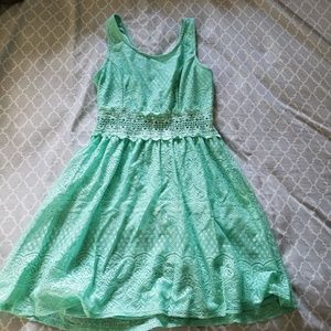 Adorable mint cocktail dress